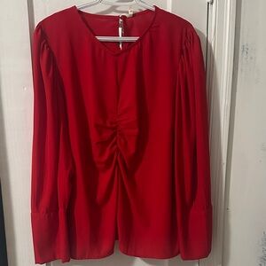 Elegant Red Women's Top